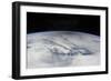 The Gray Shadow of the Moon Cast on Bright Clouds of the Northern Pacific Ocean-null-Framed Photographic Print