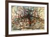 the Gray Tree 1912-Piet Mondrian-Framed Art Print