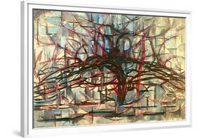 the Gray Tree 1912-Piet Mondrian-Framed Art Print