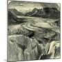 The Great Aletsch Glacier Switzerland-null-Mounted Giclee Print