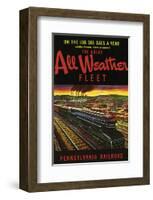 The Great All-Weather Fleet-null-Framed Art Print