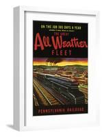 The Great All-Weather Fleet-null-Framed Art Print