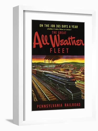 The Great All-Weather Fleet-null-Framed Art Print