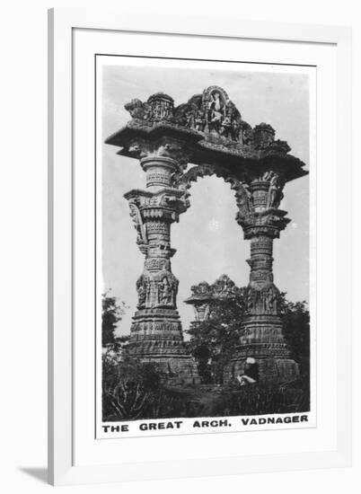 The Great Arch, Vadnagar, Gujarat, India, C1925-null-Framed Giclee Print