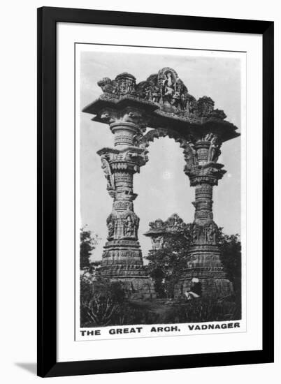 The Great Arch, Vadnagar, Gujarat, India, C1925-null-Framed Giclee Print