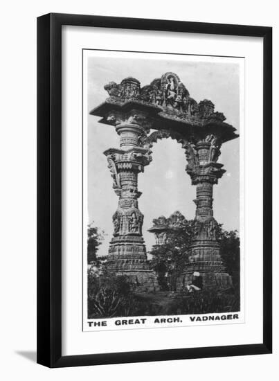 The Great Arch, Vadnagar, Gujarat, India, C1925-null-Framed Giclee Print