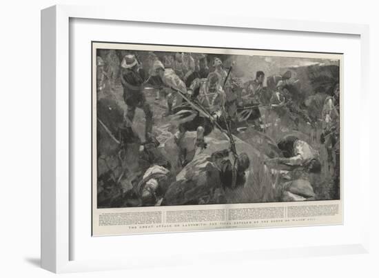 The Great Attack on Ladysmith, the Final Repulse of the Boers on Wagon Hill-Frank Craig-Framed Giclee Print