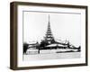 The Great Audience Hall at the King's Palace, Mandalay, C.1890-null-Framed Premium Photographic Print