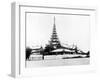 The Great Audience Hall at the King's Palace, Mandalay, C.1890-null-Framed Premium Photographic Print