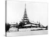 The Great Audience Hall at the King's Palace, Mandalay, C.1890-null-Stretched Canvas