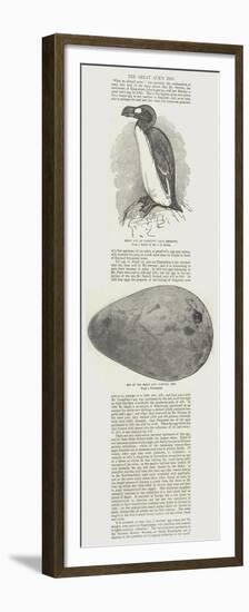 The Great Auk's Egg-John Everett Millais-Framed Premium Giclee Print