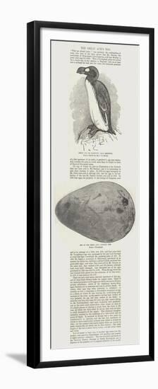 The Great Auk's Egg-John Everett Millais-Framed Premium Giclee Print