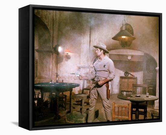 The Great Bank Robbery-null-Framed Stretched Canvas