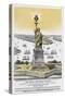 The Great Bartholdi Statue-Currier & Ives-Stretched Canvas