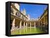 The Great Bath, Roman Baths-Neale Clark-Framed Stretched Canvas