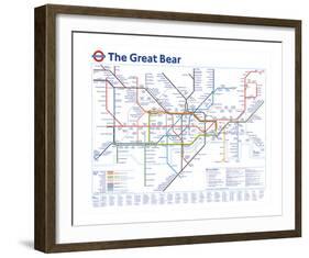 The Great Bear-Simon Patterson-Framed Giclee Print