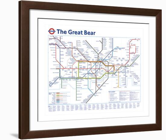 The Great Bear-Simon Patterson-Framed Giclee Print