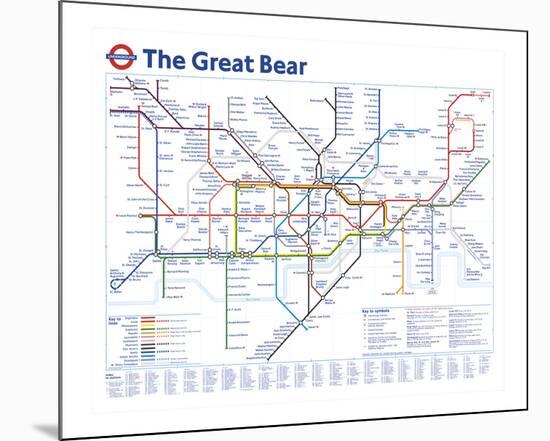 The Great Bear-Simon Patterson-Mounted Giclee Print