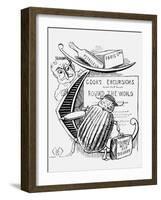 The Great Beetle Panic, 1877-Montagu Blatchford-Framed Giclee Print