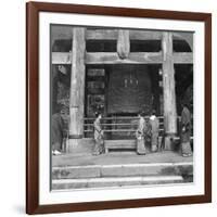 The Great Bell of Chion-In Temple, Kyoto, Japan, 1904-Underwood & Underwood-Framed Photographic Print