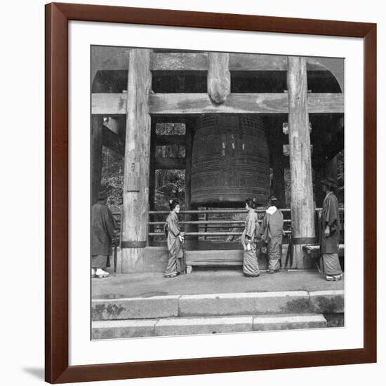 The Great Bell of Chion-In Temple, Kyoto, Japan, 1904-Underwood & Underwood-Framed Photographic Print