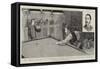 The Great Billiard Match Between Collins and Peall at the Royal Aquarium-null-Framed Stretched Canvas