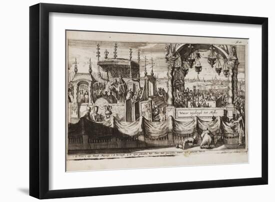 The Great Blessing of Waters at Moscow, 1677-Jan Luyken-Framed Giclee Print