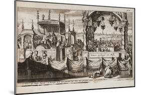 The Great Blessing of Waters at Moscow, 1677-Jan Luyken-Mounted Giclee Print