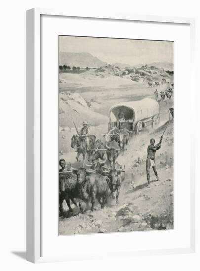 The Great Boer Trek to Natal in 1835-36-Walter Stanley Paget-Framed Giclee Print
