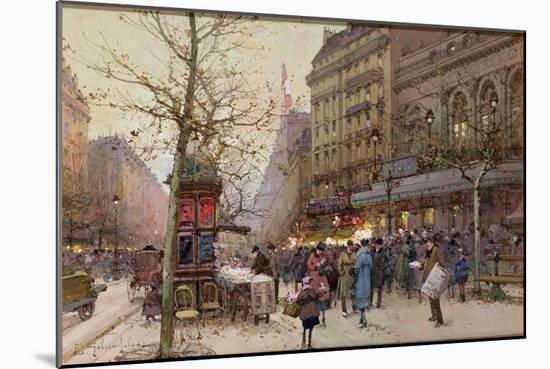 The Great Boulevards-Eugene Galien-Laloue-Mounted Giclee Print