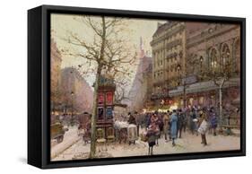 The Great Boulevards-Eugene Galien-Laloue-Framed Stretched Canvas