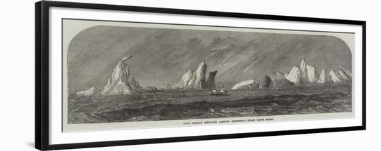 The Great Britain Among Icebergs Near Cape Horn-null-Framed Giclee Print