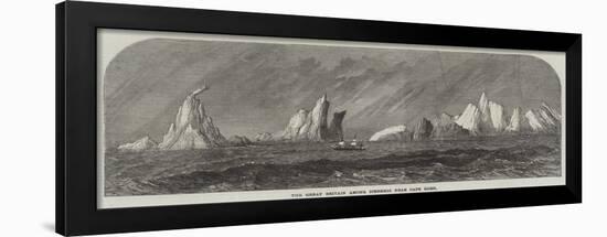 The Great Britain Among Icebergs Near Cape Horn-null-Framed Giclee Print