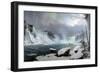 The Great Cataract at Niagara by Hippolyte Sebron-null-Framed Giclee Print