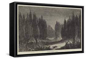 The Great Cemetery, at Scutari-Samuel Read-Framed Stretched Canvas