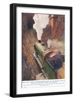 The Great Central Express-Harold Robert Millar-Framed Giclee Print