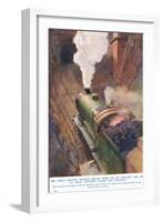 The Great Central Express-Harold Robert Millar-Framed Giclee Print