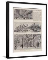 The Great Central Railway, the London Terminus-Henry William Brewer-Framed Giclee Print