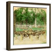 The Great Chain, Trophy Point, West Point, New York, USA, 1901-Underwood & Underwood-Framed Giclee Print