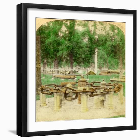 The Great Chain, Trophy Point, West Point, New York, USA, 1901-Underwood & Underwood-Framed Giclee Print
