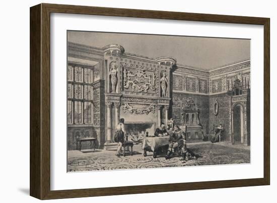 The Great Chamber, Montacute, Somerset, 1915-CJ Richardson-Framed Giclee Print