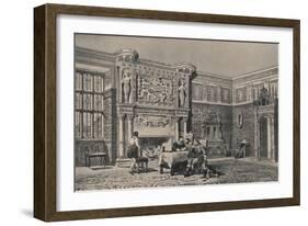 The Great Chamber, Montacute, Somerset, 1915-CJ Richardson-Framed Giclee Print