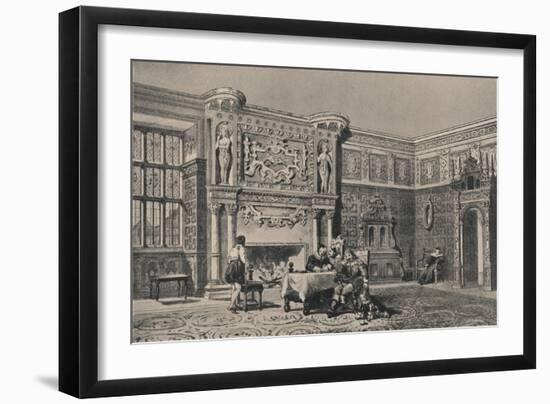 The Great Chamber, Montacute, Somerset, 1915-CJ Richardson-Framed Giclee Print