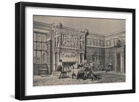 The Great Chamber, Montacute, Somerset, 1915-CJ Richardson-Framed Giclee Print