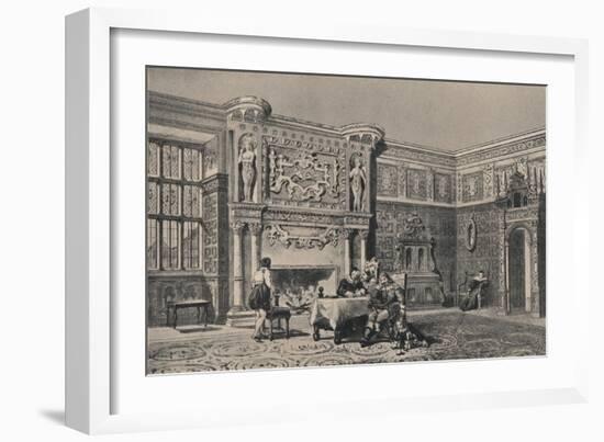 The Great Chamber, Montacute, Somerset, 1915-CJ Richardson-Framed Giclee Print