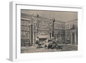 The Great Chamber, Montacute, Somerset, 1915-CJ Richardson-Framed Giclee Print