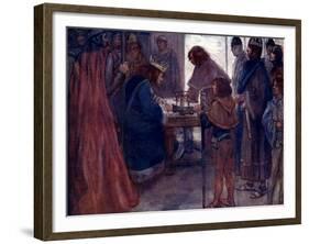 The Great Charter Was Sealed with the King's Seal, 1215-AS Forrest-Framed Giclee Print