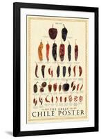 The Great Chile Poster (dried)-Mark Miller-Framed Art Print