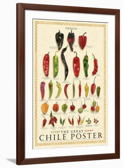 The Great Chile Poster � Fresh-Mark Miller-Framed Art Print