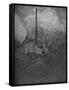 'The Great Chimney, Sheffield', 1910-Joseph Pennell-Framed Stretched Canvas